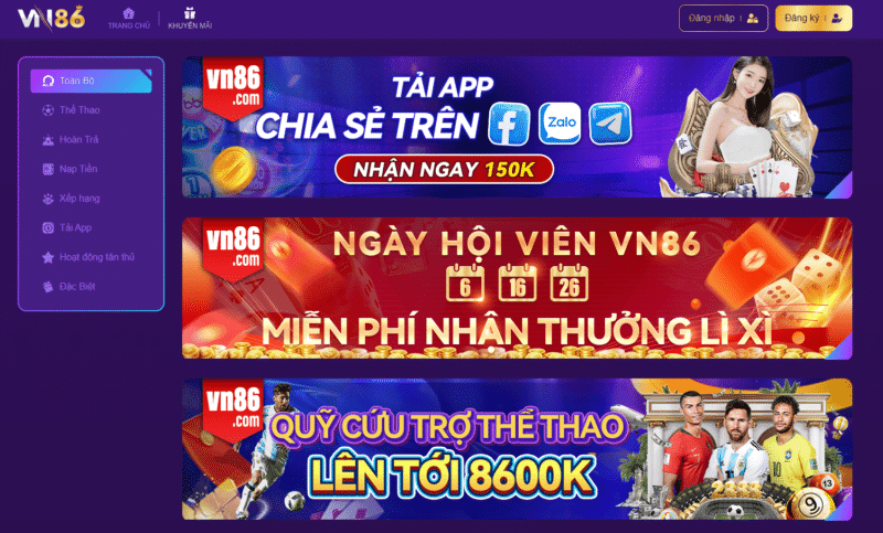 VN86 live Cổng casino hiện đại nhất Việt Nam nhà cái VN86